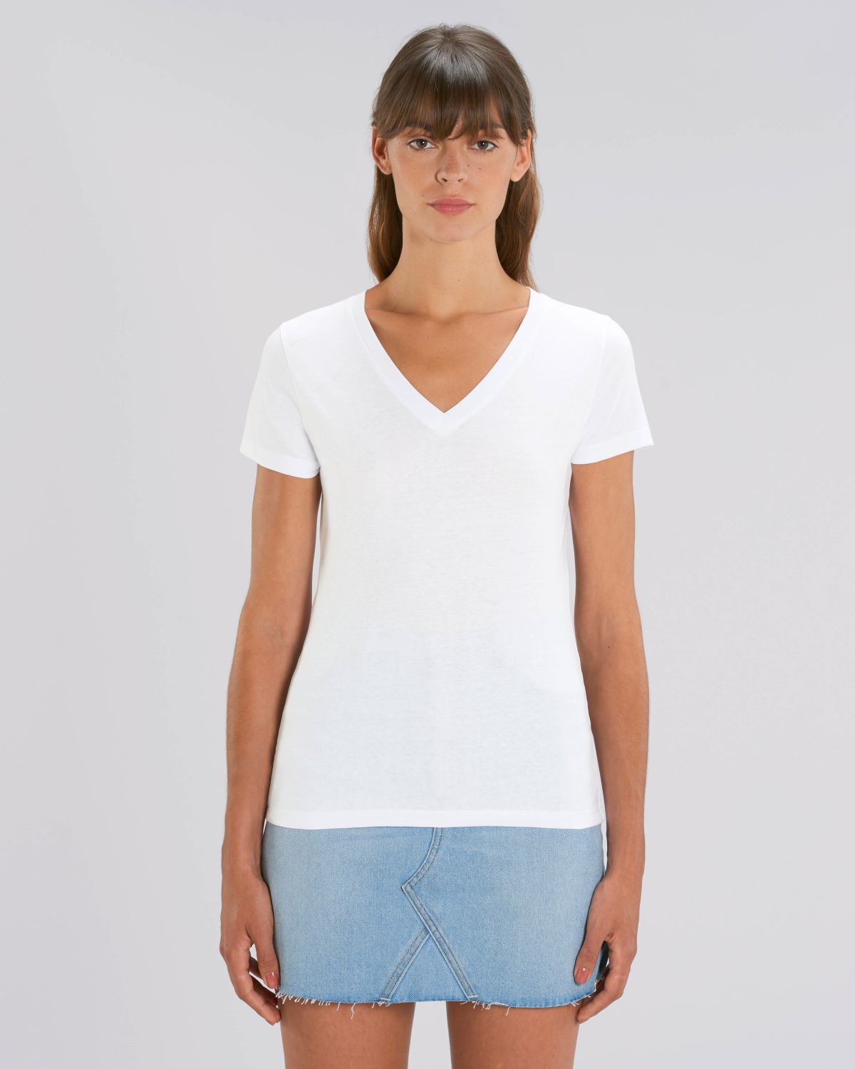 Teeshirt Femme 100% Coton Organique – Col V