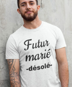 Teeshirt Homme - Futur Marié (Désolé)
