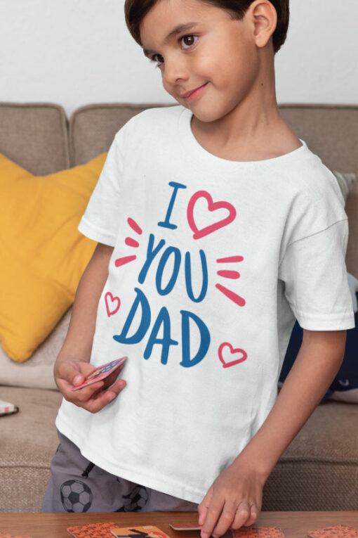Teeshirt Enfant - I Love You Dad