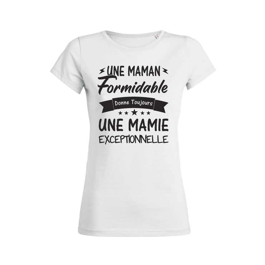 Tshirt mamie grand mere cadeau mamie formidable' Organic Short