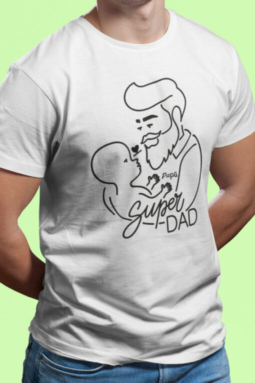 Teeshirt Homme - Papa Super Dad