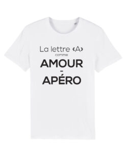 Teeshirt Homme - La Lettre A Comme Amour ApÃ©ro
