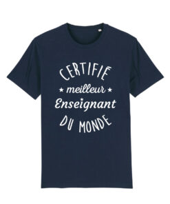 Teeshirt Homme - Certifié Meilleur Enseignant Du Monde