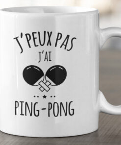 Mug - J'peux Pas J'ai Ping-Pong