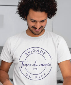 Teeshirt Homme - Brigade Du Kiff (Team Du Marié)