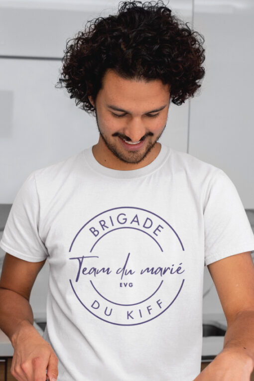 Teeshirt Homme - Brigade Du Kiff (Team Du Marié)